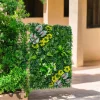 1pc Artificial Plant Wall Panels Boxwood Hedge Wall Panels Privacy Screen Fence Backdrop for Outdoor Garden Backyard Decor