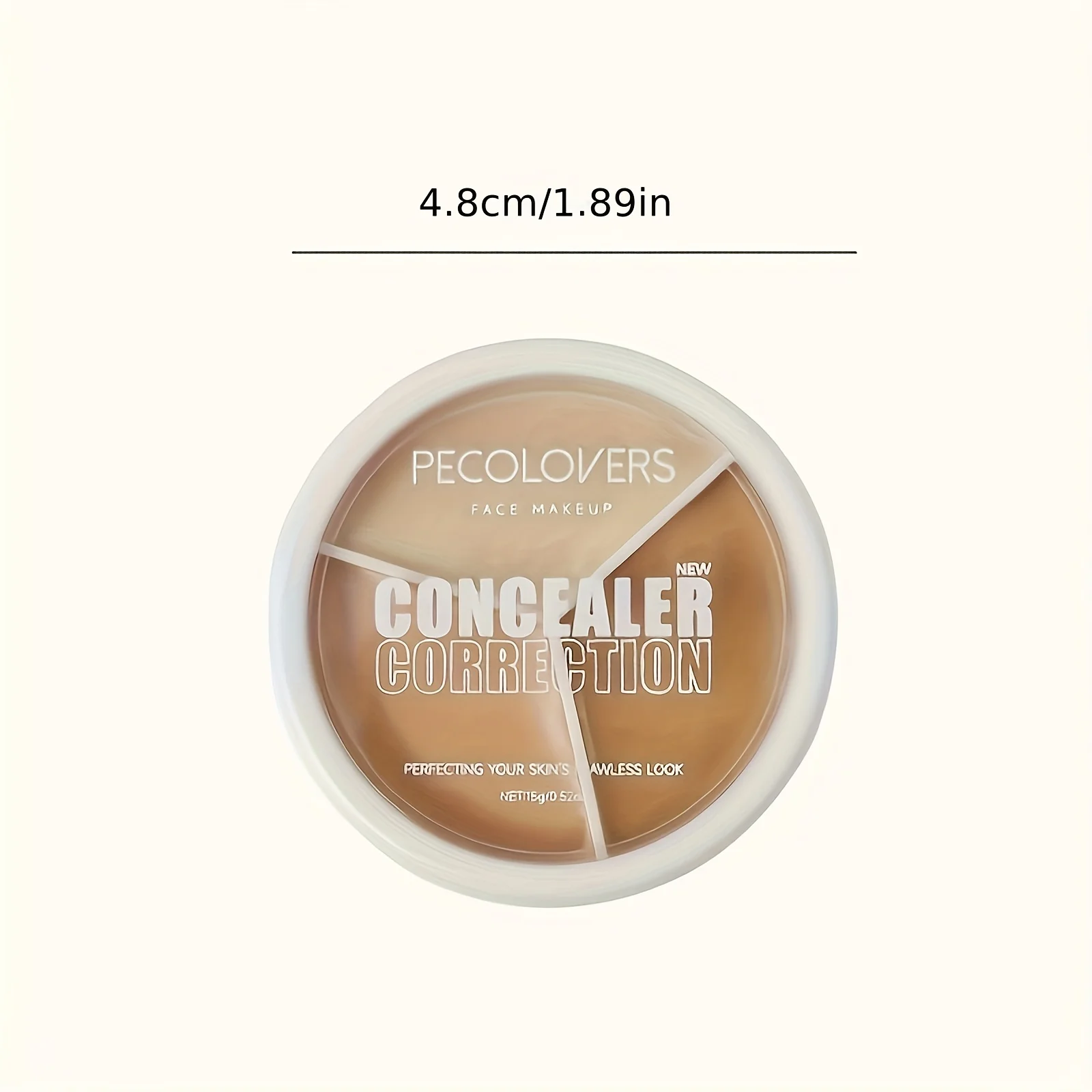 1pc Creamy Mousse Concealer Palette Coverage Dark Eye Circles Matte Highlight Brighten Skin Tone Face Moisturizing Conceal Cream - Image 4