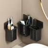 1pc Toothbrush Holder For Bathroom, Bathroom Multifunctional Toothpaste Toothbrush Container, Bathroom Accessories