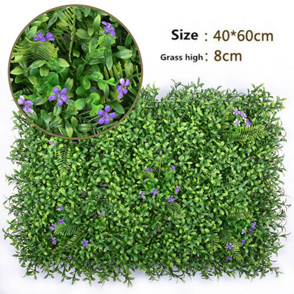 1x 40x60cm Artificial Green Grass Square Plastic Lawn Plant Living Room Background Artificial Lawn Decoration Home Wall Decor - Image 3