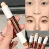 2 in 1 Dual Head Highlighting&Bronzer Stick Face Brightening Shaping Concealer Pencil Corrector Nose Shadow Contouring Cosmetics