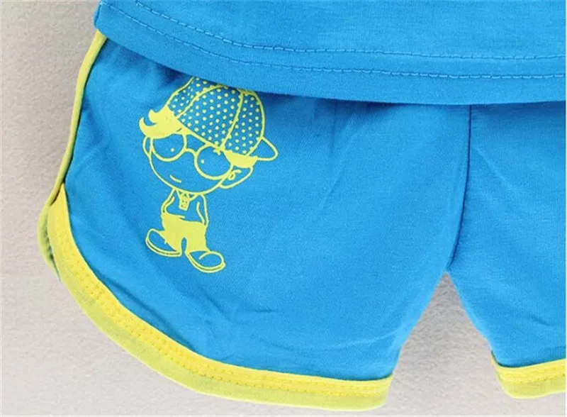 2024 Summer Baby Boy Clothes Suit Cotton Child Kids Clothing Set Vest 0-2 Year Baby Clothing Set - Image 5
