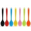 2026 New Silicone Spoon Mixing Soup Spoons Kitchen Mixing Ladle Cooking Utensils Kitchenware Tool for Stirring and Serving
