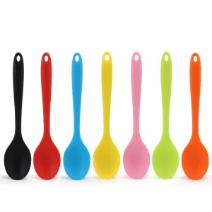 2026 New Silicone Spoon Mixing Soup Spoons Kitchen Mixing Ladle Cooking Utensils Kitchenware Tool for Stirring and Serving