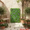 2026 New Simulation Spring Orchid Garden Fence Decora Artificial Ivy Leaves Privacy Screen Backyard Green Background Fence