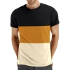 2026 Summer Men's Solid Color Casual Round Neck T-shirt Outdoor Sports Running Fitness Breathable Comfortable Short Sleeve Top