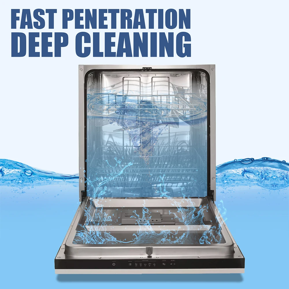 20pcs Dishwasher Cleaner Removes Limescale Build Up and Odor Descaling Tablets Strong Oil Stain Removal Kitchen Cleaning Tools - Image 4