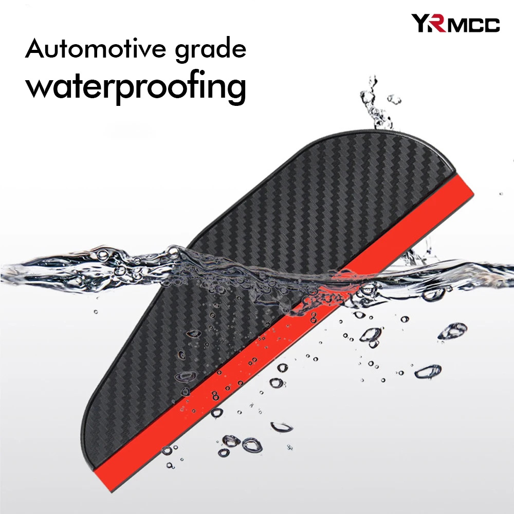 2PCS Car Rearview Mirror Rain Eyebrow Rain Shield Universal Rearview Snow Sun Visor Rain Cover for Cars Safe Driving Accessories - Image 5