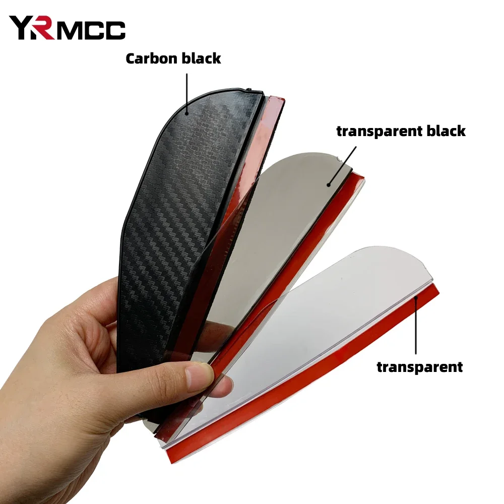 2PCS Car Rearview Mirror Rain Eyebrow Rain Shield Universal Rearview Snow Sun Visor Rain Cover for Cars Safe Driving Accessories - Image 3