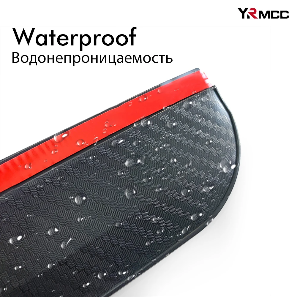 2PCS Car Rearview Mirror Rain Eyebrow Rain Shield Universal Rearview Snow Sun Visor Rain Cover for Cars Safe Driving Accessories - Image 4