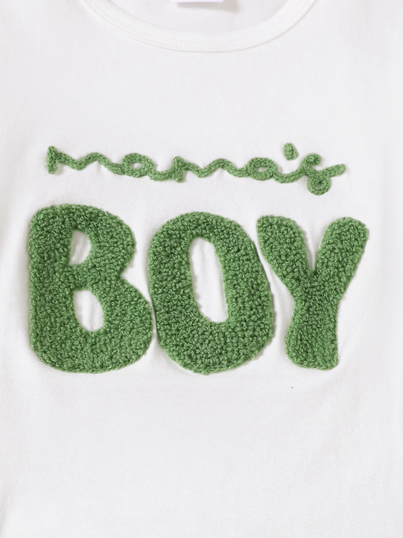 2Pcs Baby Boy Set Mom's Boy Letter Pattern Short Sleeve+Shorts Set Suitable for 0-3 Year Old Boys Summer Sports and Leisure Set - Image 5