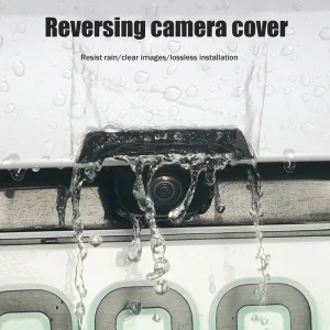 2Pcs Car Rear Camera Rain Cover Automobile Rear Camera Rain Shield Waterproof Protection Protector Car Accessories For Daily Dri