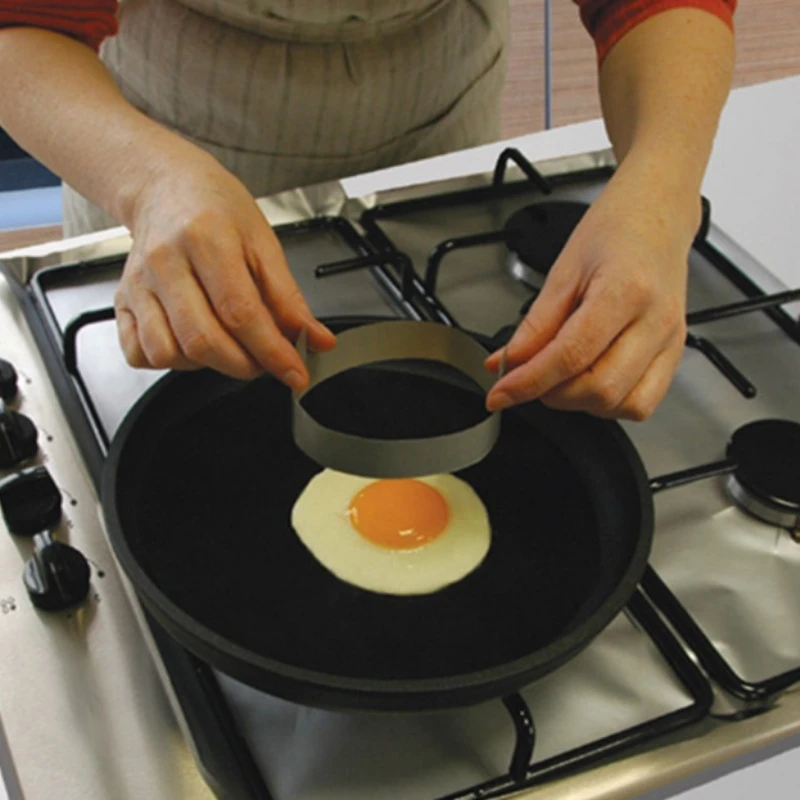 2pcs Reuseable Non-stick Mat Pan Fry Liner Sheet Cooking Wok Sheet Pad Kitchen BBQ Baking Mats Cooking Tool Round cooking - Image 3