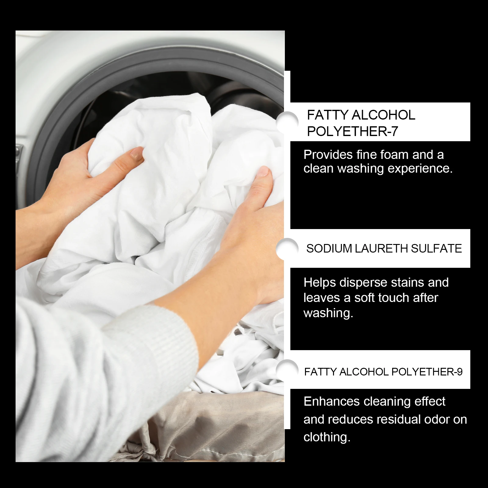 3-In-1 Laundry Detergent Pods Formula Stain Fighter Color Protector Fabric Softener Fresh Scent Long-Lasting Fragrance - Image 4