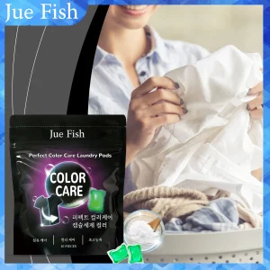 3-In-1 Laundry Detergent Pods Formula Stain Fighter Color Protector Fabric Softener Fresh Scent Long-Lasting Fragrance