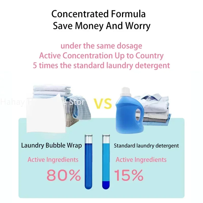 30Pcs Laundry Tablets Underwear Children's Clothing Laundry Soap Concentrated Washing Powder Detergent For Washing Machines - Image 5