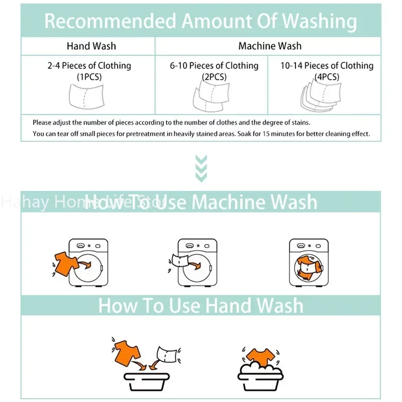 30Pcs Laundry Tablets Underwear Children's Clothing Laundry Soap Concentrated Washing Powder Detergent For Washing Machines - Image 6