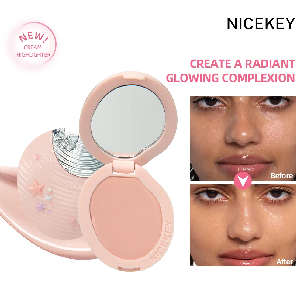 4 Colors Highlighter Cream Lasting Contouring Bronzer Palette Highlighter Makeup Nourishing Body Highlighter Brighten Cosmetics