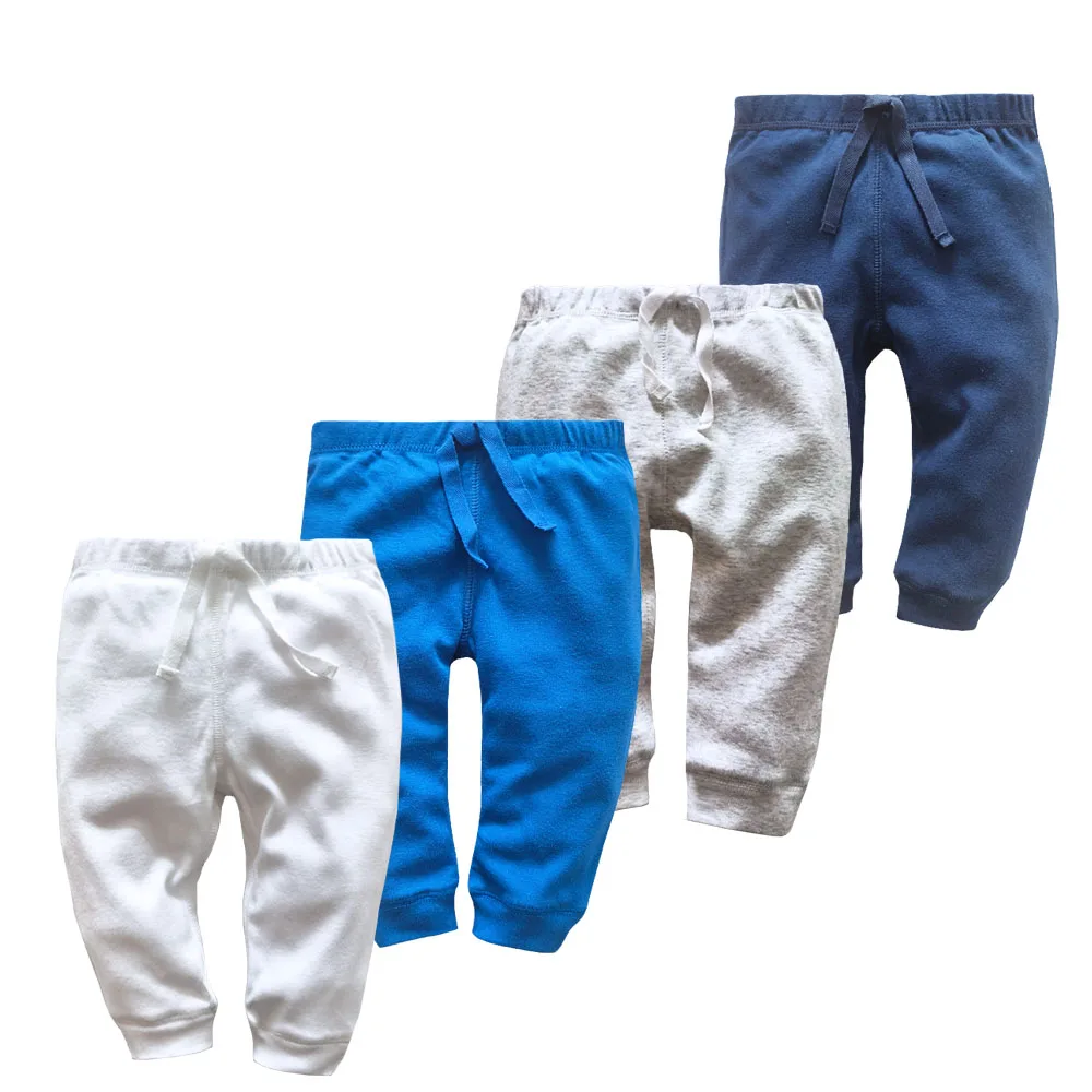 4PCS/LOT Newborn Baby Pants 3-24M Spring Autumn Baby Leggings Cotton Infant Boys Pants Unisex Girls PP Trousers Kids Clothing - Image 2