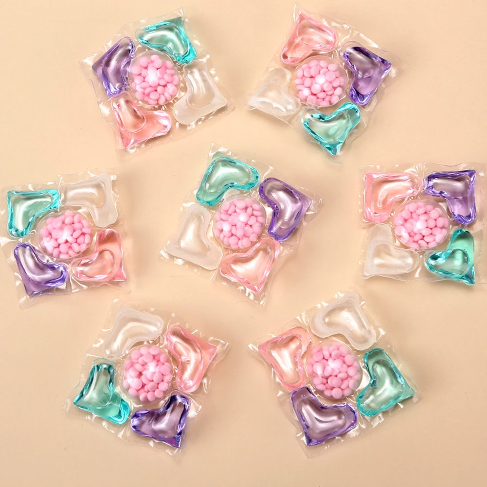 50Pcs Laundry Detergent Box 5 in 1 Laundry Beads Laundry Cleaning Washing Capsules Apartment University Dormitory Necessities - Image 2