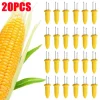 5/10/20Pcs Corn Holders BBQ Stainless Steel Fruit Double Corn Forks Anti Scalding Corn Outdoor Camping Barbecue Tool Accessories