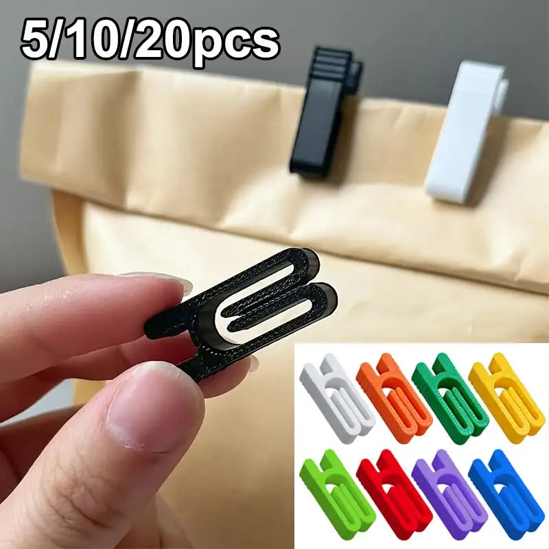 5/10/20pcs Snack Bag Seal Clips Durable Food Packaging Clips Reusable Leak-Proof Preserving Clips Kitchen Gadget - Image 3