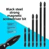 65/110/150/200/300mm Cross-head Tungsten Steel Extended Strong-Magnet Hardened Drill Bit Multifunction Electrician's Tools Parts