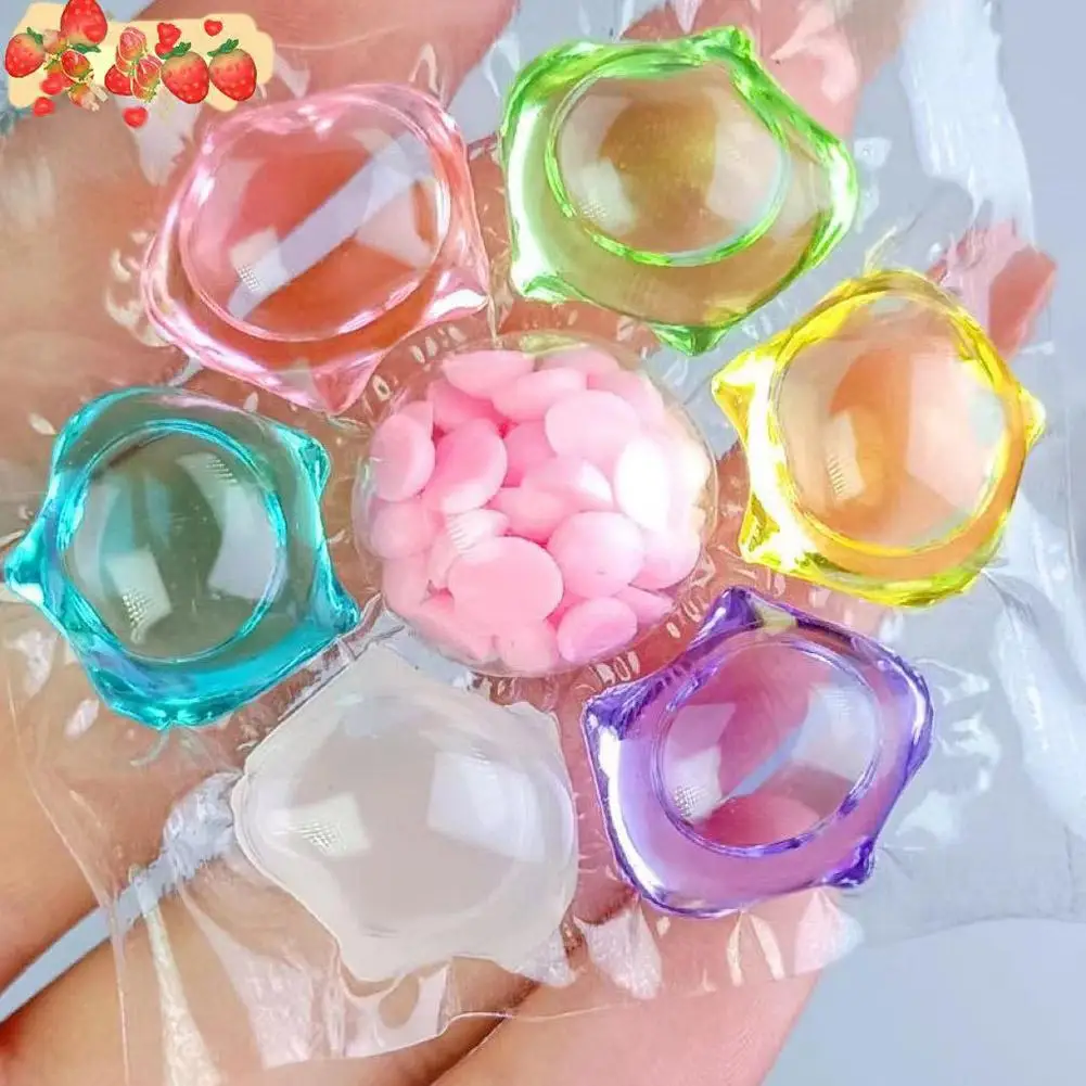 7-in-1 Laundry Beads Water-soluble Softener Laundry Fragrance Enhancer Laundry Detergent Long-lasting Cleaning Capsules 20pcs - Image 3