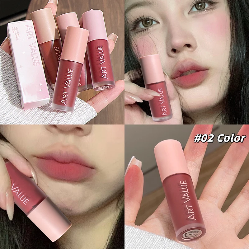 ART VALUE 4 Colors Dual-use Lip And Cheek Balm Blush Lasting Cheek Color Natural Makeup Multi-purpose Blush Cream Lip Stain Tint - Image 2