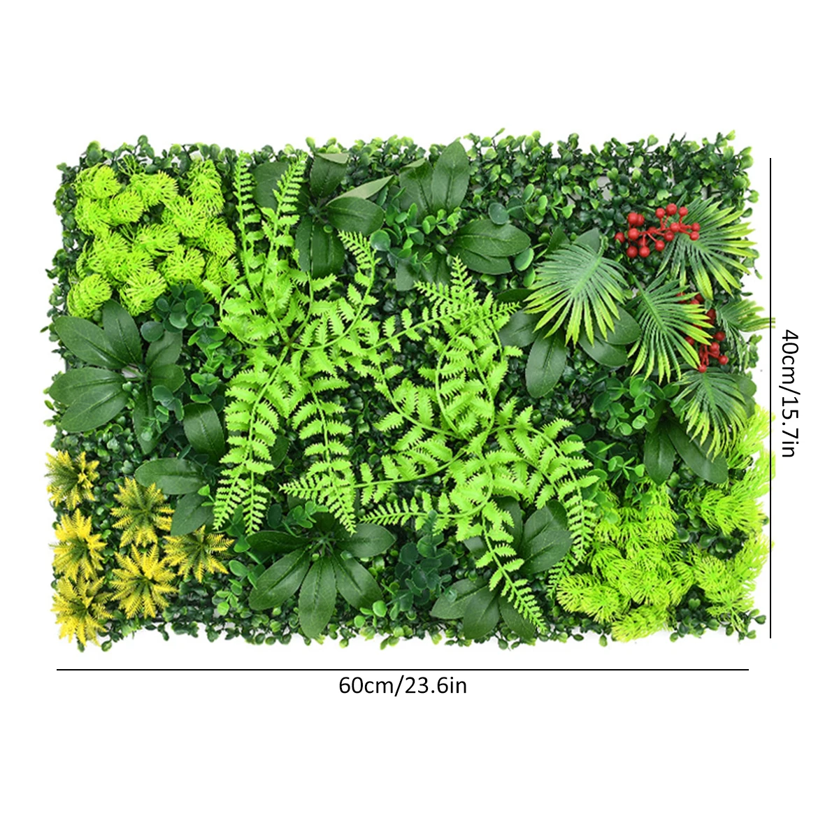 Artificial Plant Wall Reusable Grass Backdrop Wall Panel Plastic Garden Grass Flower Wall Fake Green Plant Hanging Fencing Décor - Image 6
