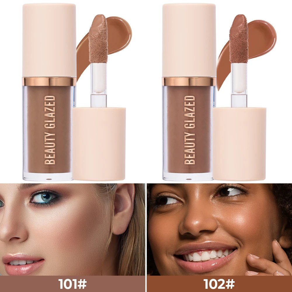 BEAUTY GLAZED Liquid Contour Natural Weightless Long-wearing Smudgeproof Bronzer Face Cosmetics - Image 2