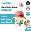 Baby Water Cups 250ML Baby Learning Drinking Cup with Double Handle Flip Lid Leakproof Infants Water Cups Bottle BPA Free