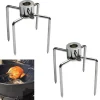 Barbecue Fork Oven Rotating Food Grade Barbecue Fork Kitchen Tools Steel Barbecue Fork Charcoal Chicken Barbecue Tools