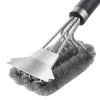Barbecue Grill BBQ Brush Clean Tool Grill Accessories Stainless Steel Bristles Non-stick Cleaning Brushes Barbecue Accessories