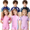 Boys Girls Swimsuit Toddlers 3 to 4 5 6 7 8 9 10 Years Pink Blue Black Kids Swimming Suit Two Piece Children Beach Bathing Suits