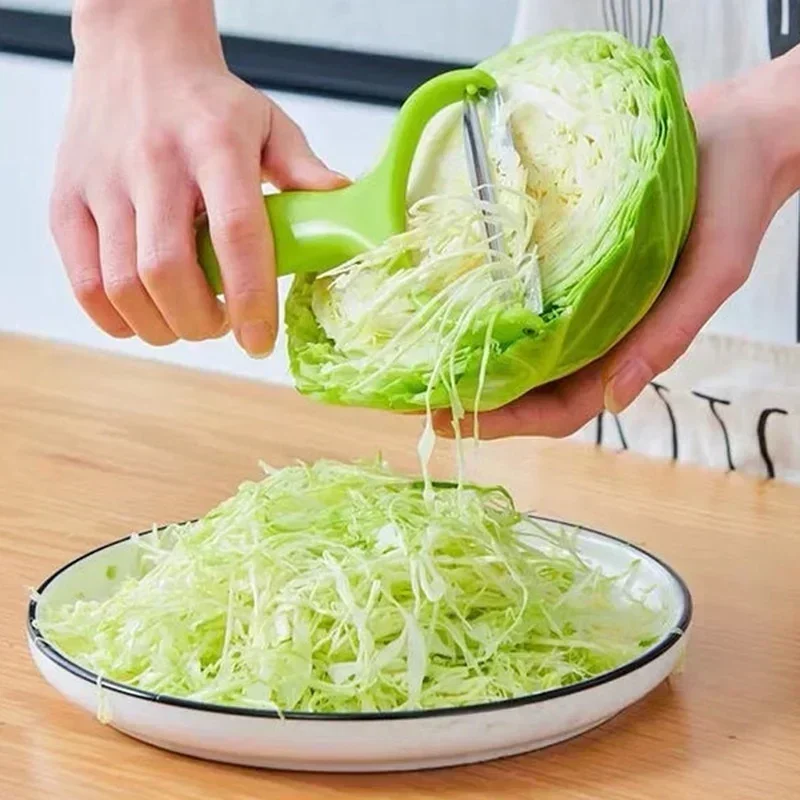 Cabbage Peeler Peeler Knife Cutter Stainless Steel Knife Cabbage Graters Shredder Fruit for Making Coleslaw Salad Kitchen Tools - Image 4