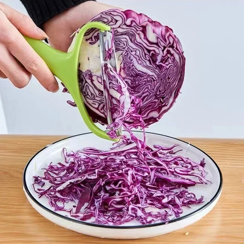 Cabbage Peeler Peeler Knife Cutter Stainless Steel Knife Cabbage Graters Shredder Fruit for Making Coleslaw Salad Kitchen Tools - Image 5