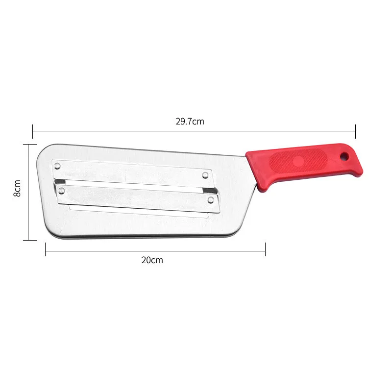 Cabbage Slicer Onion Slicer Knife Double Slice Blade Vegetable Slicer Slicing Kitchen Knife Fish Scale Cleaner Knive Kitchen - Image 6