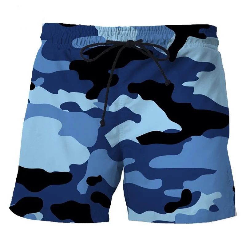 Camouflage 3D Printed Short Pants Men's Outdoor Sports Board Shorts Unisex Fashion Casual Swimming Shorts Beach Trunks Clothing - Image 4