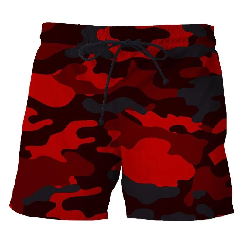 Camouflage 3D Printed Short Pants Men's Outdoor Sports Board Shorts Unisex Fashion Casual Swimming Shorts Beach Trunks Clothing - Image 3