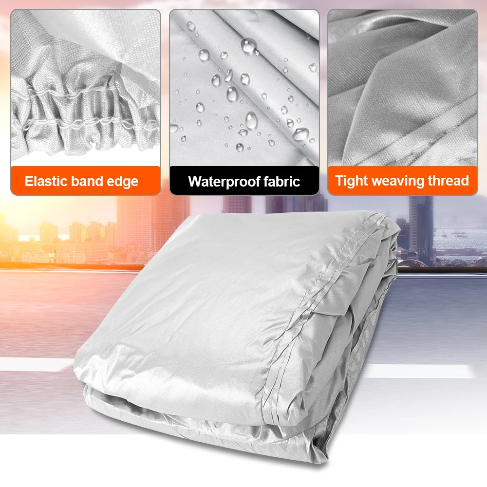 Car Cover Waterproof UV Protection All Weather Dustproof Outdoor Universal Fit for Most Cars Full Protection - Image 6
