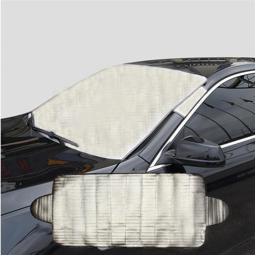 Car Windscreen Windshield Frost Cover Ice Snow Shield Front Protector Auto UV Protection Curtain Car Shade Cover - Image 6