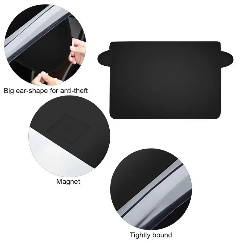 Car Windshield Cover For Snow And Ice Auto Premium Windshield Snow Blanket Auto Front Screen Winter Weather Cover car Ice Shield - Image 2