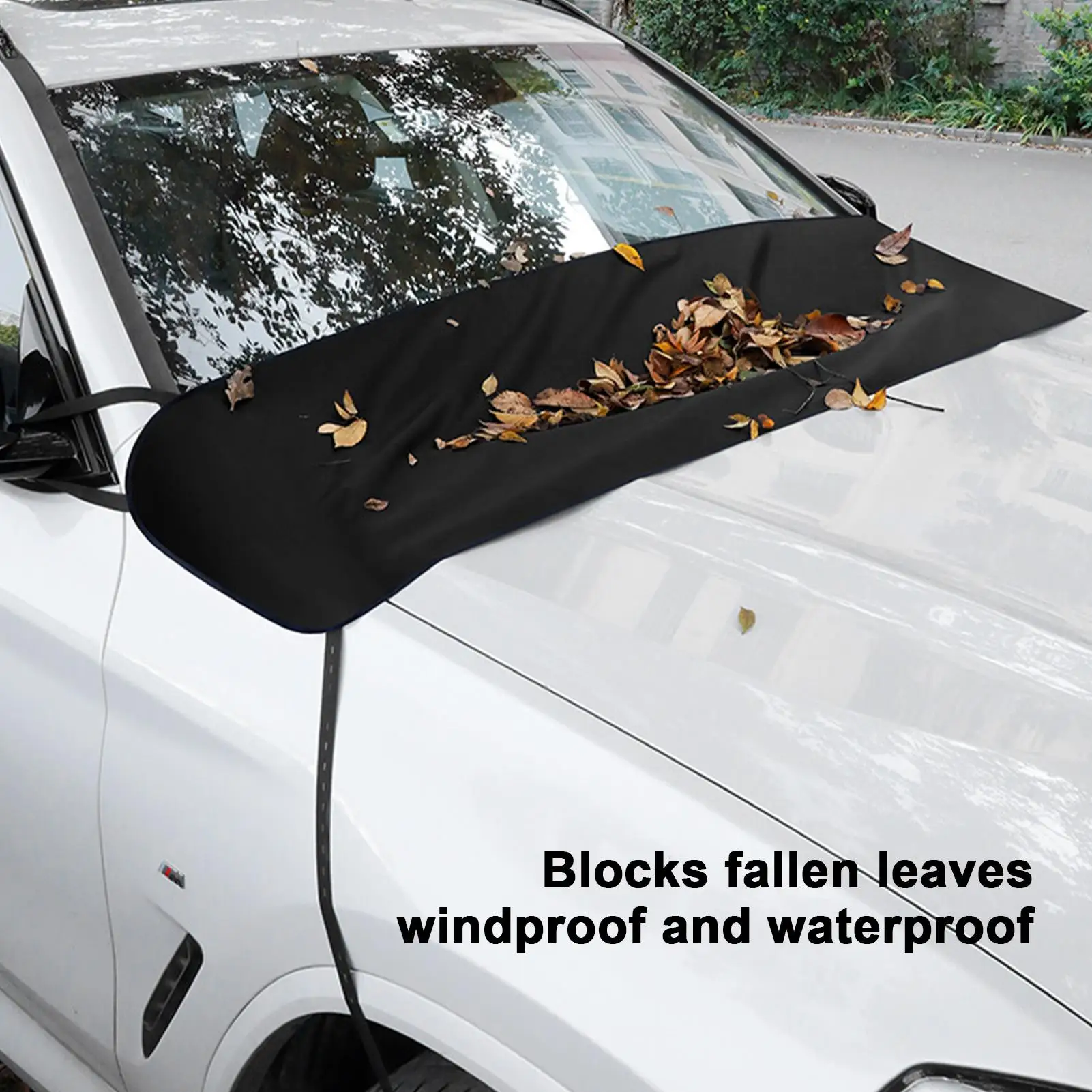 Car Windshield Cover Four-Season Protective Cover Shade Blocking Waterproof Protector For Truck Auto Leaves Protection Dust - Image 4