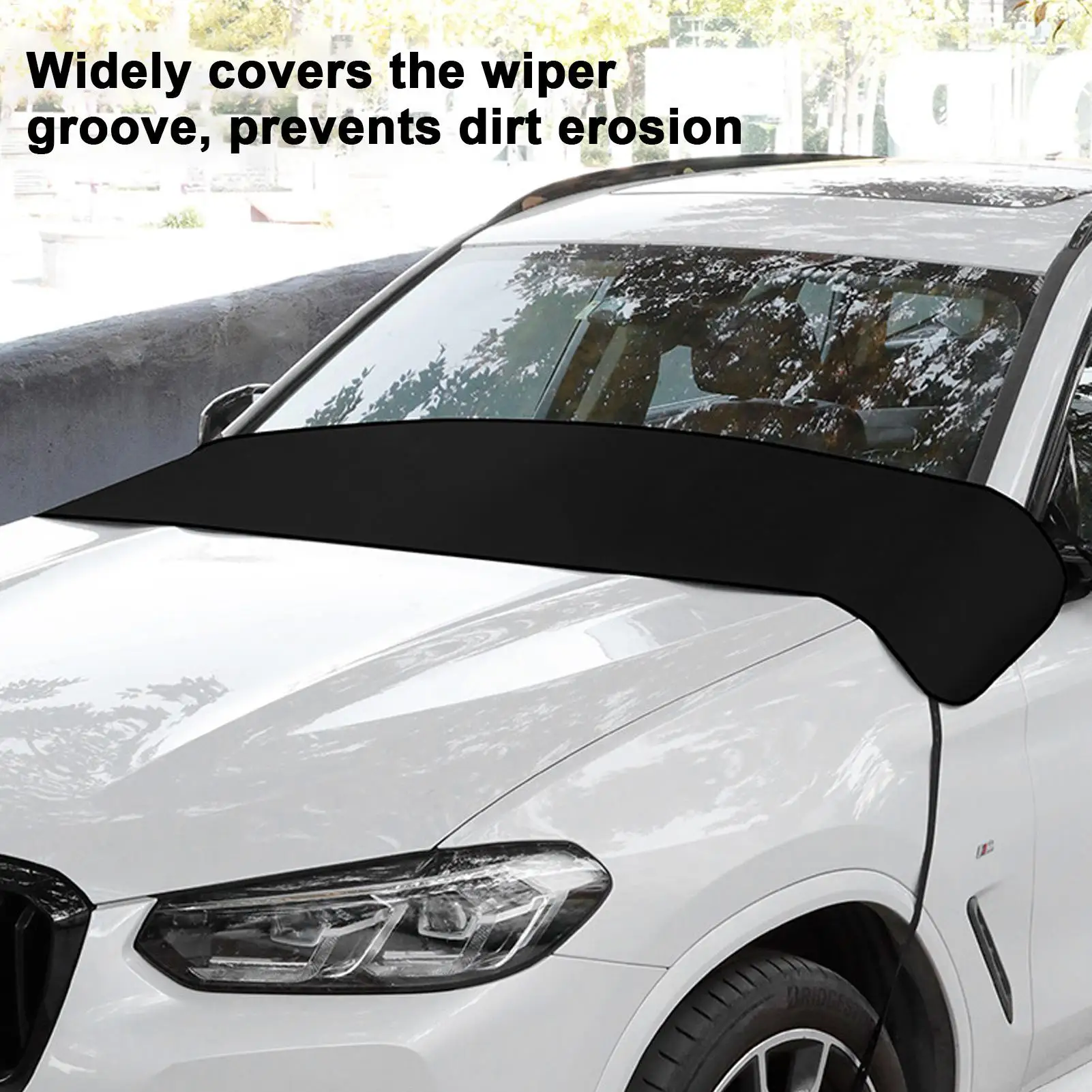 Car Windshield Cover Four-Season Protective Cover Shade Blocking Waterproof Protector For Truck Auto Leaves Protection Dust - Image 3