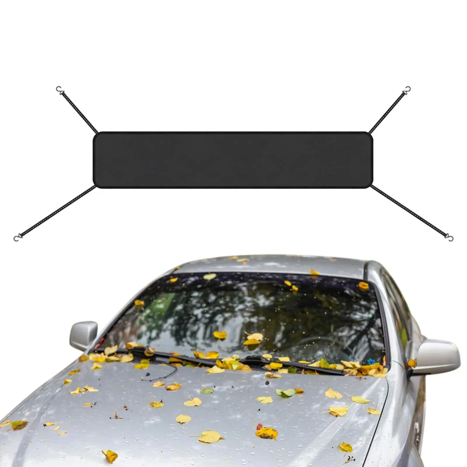 Car Windshield Cover Four-Season Protective Cover Shade Blocking Waterproof Protector For Truck Auto Leaves Protection Dust
