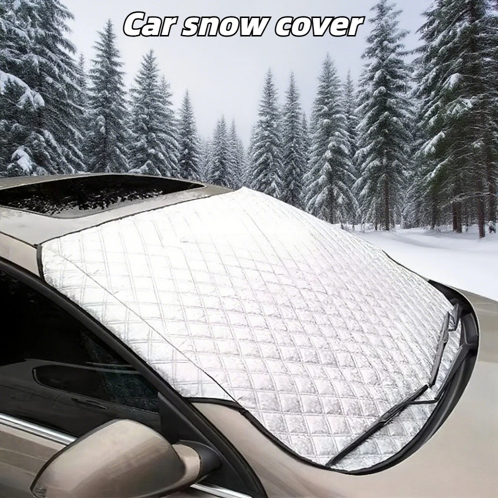 Car Windshield Mirror Reflective Bar Cover Sun Shade Protector Winter Snow Ice Rain Dust Frost Guard Aluminium Film Universal