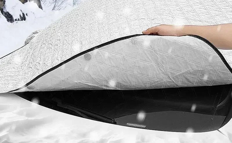 Car Windshield Snow Shield Cover Sun Protection Front Window Frost Sunshade Waterproof Shade Sunshield Suv Sedan Winter Summer - Image 4