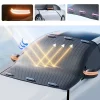 Car snow shield front windshield snow shield winter frost and frost Windows winter car clothing cover thickened