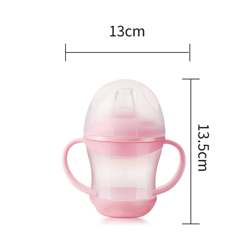 Child Bottle Children's Water Bottle Leakproof Water Bottles Outdoor Portable Children's Cups Infant Training Cups WithHandle - Image 6